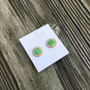 Kate Spade Green Secret Garden Studs